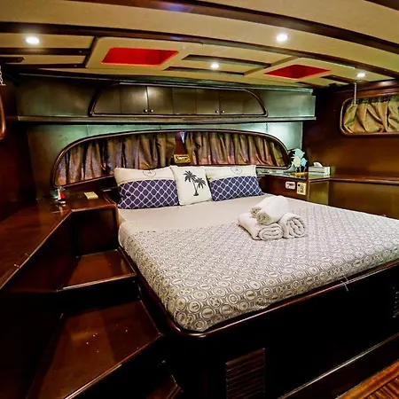 Luxury Boat In Marina *