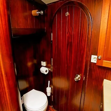 Luxury Boat In Marina *