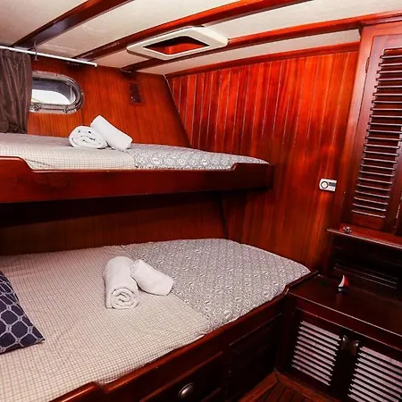 Luxury Boat In Marina *